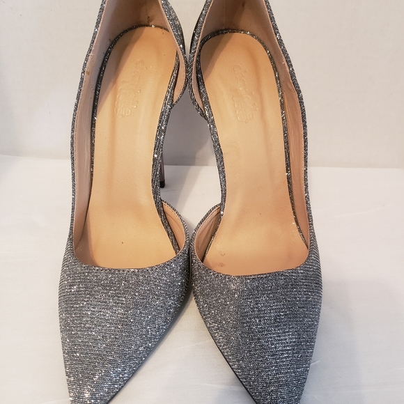 Womens Charlotte Russe Silver Stelleto Size 6 - Picture 7 of 9